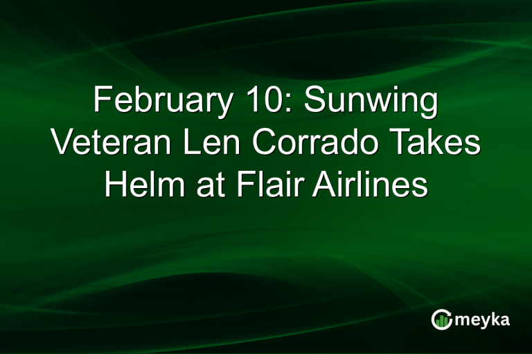February 10: Sunwing Veteran Len Corrado Takes Helm at Flair Airlines