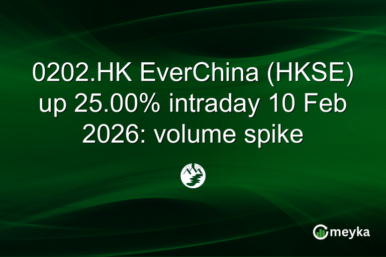 0202.HK EverChina (HKSE) up 25.00% intraday 10 Feb 2026: volume spike