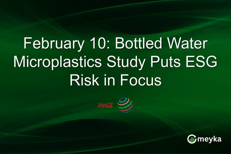 February 10: Bottled Water Microplastics Study Puts ESG Risk in Focus