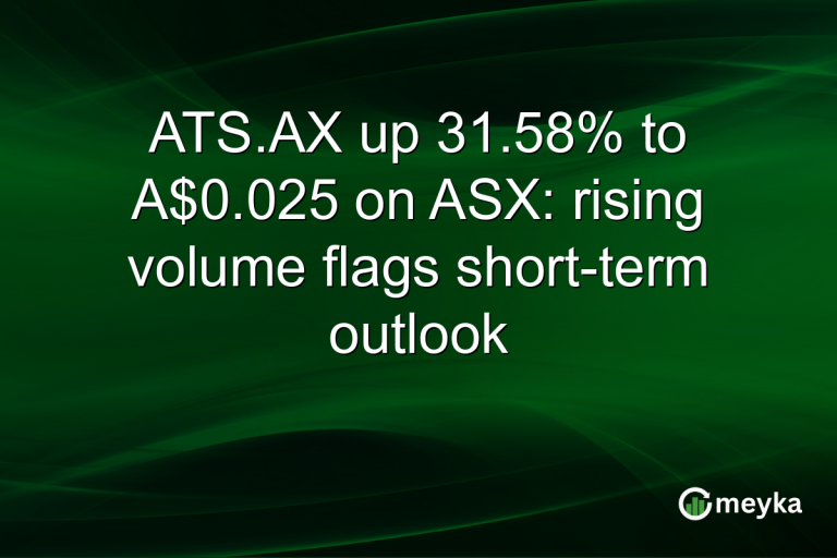 ATS.AX up 31.58% to A$0.025 on ASX: rising volume flags short-term outlook