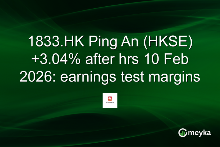 1833.HK Ping An (HKSE) +3.04% after hrs 10 Feb 2026: earnings test margins