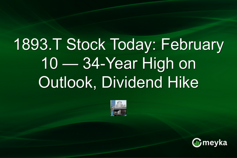 1893.T Stock Today: February 10 — 34-Year High on Outlook, Dividend Hike