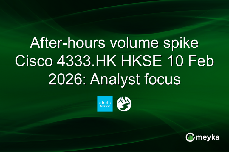 After-hours volume spike Cisco 4333.HK HKSE 10 Feb 2026: Analyst focus