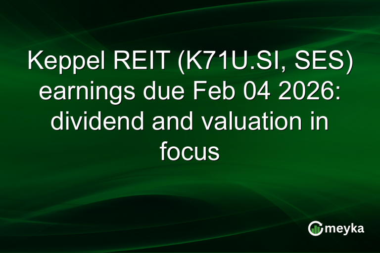 Keppel REIT (K71U.SI, SES) earnings due Feb 04 2026: dividend and valuation in focus