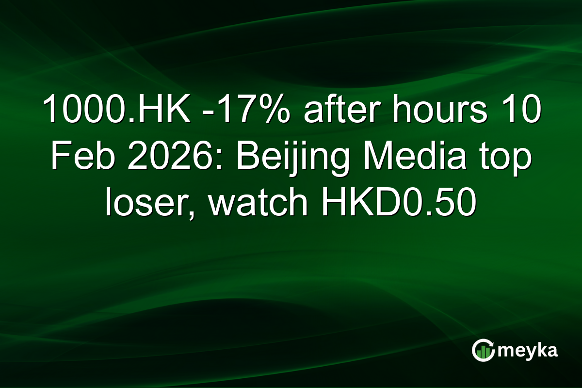 1000.HK -17% after hours 10 Feb 2026: Beijing Media top loser, watch HKD0.50