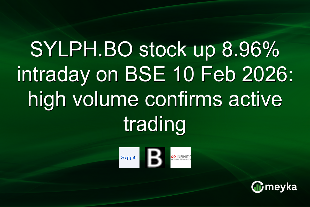 SYLPH.BO stock up 8.96% intraday on BSE 10 Feb 2026: high volume confirms active trading