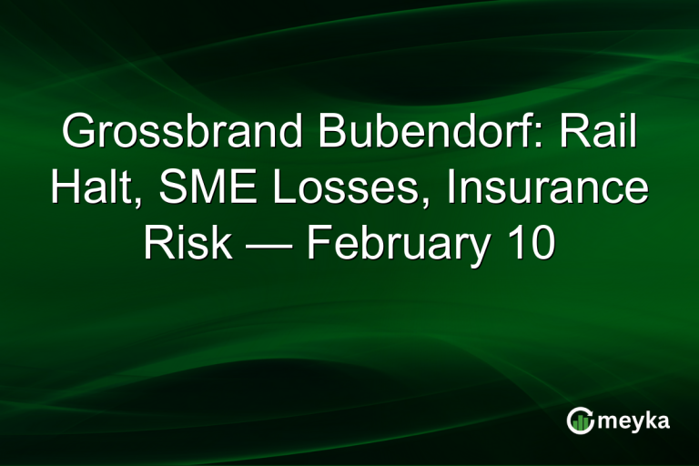 Grossbrand Bubendorf: Rail Halt, SME Losses, Insurance Risk — February 10
