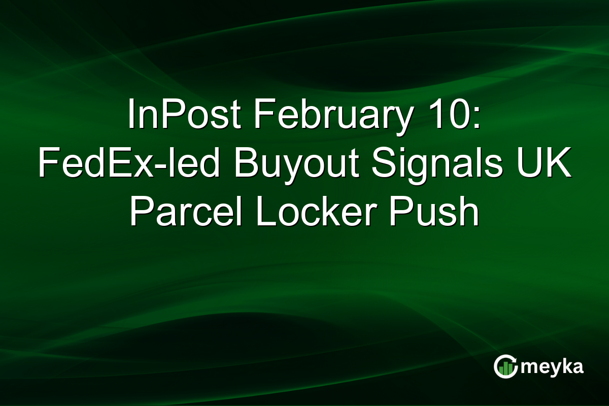 InPost February 10: FedEx-led Buyout Signals UK Parcel Locker Push