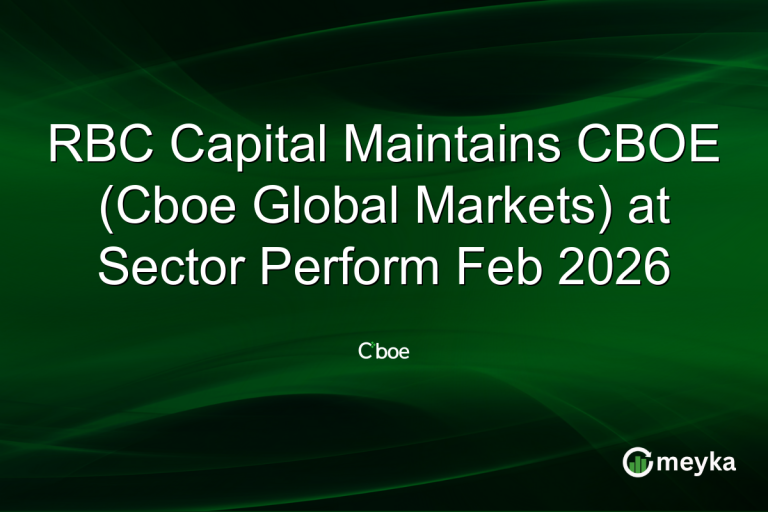 RBC Capital Maintains CBOE (Cboe Global Markets) at Sector Perform Feb 2026