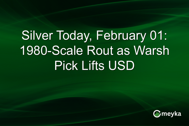 Silver Today, February 01: 1980-Scale Rout as Warsh Pick Lifts USD