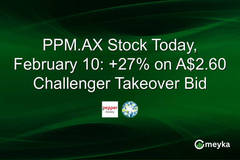 PPM.AX Stock Today, February 10: +27% on A$2.60 Challenger Takeover Bid