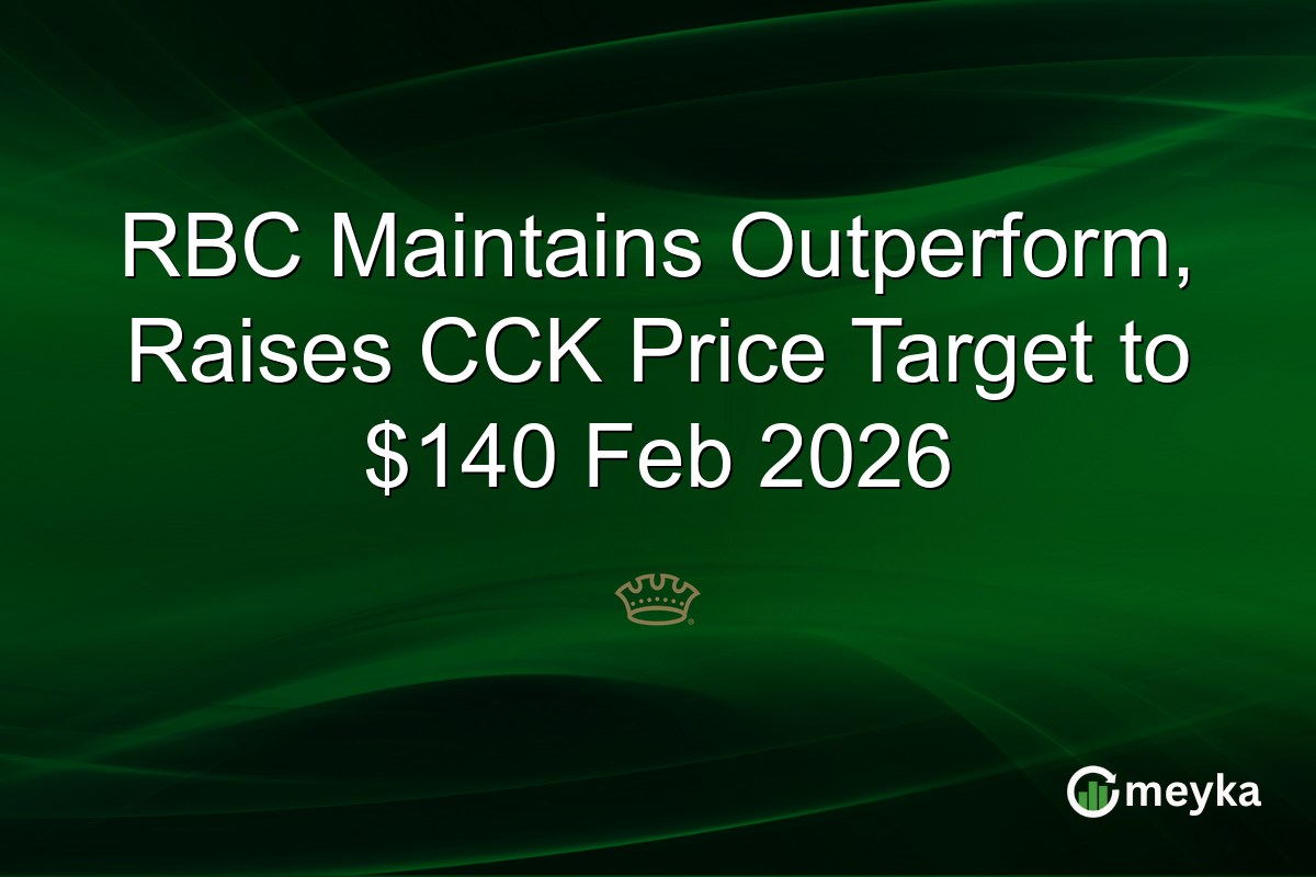 RBC Maintains Outperform, Raises CCK Price Target to $140 Feb 2026