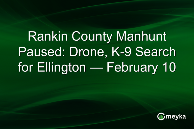 Rankin County Manhunt Paused: Drone, K-9 Search for Ellington — February 10