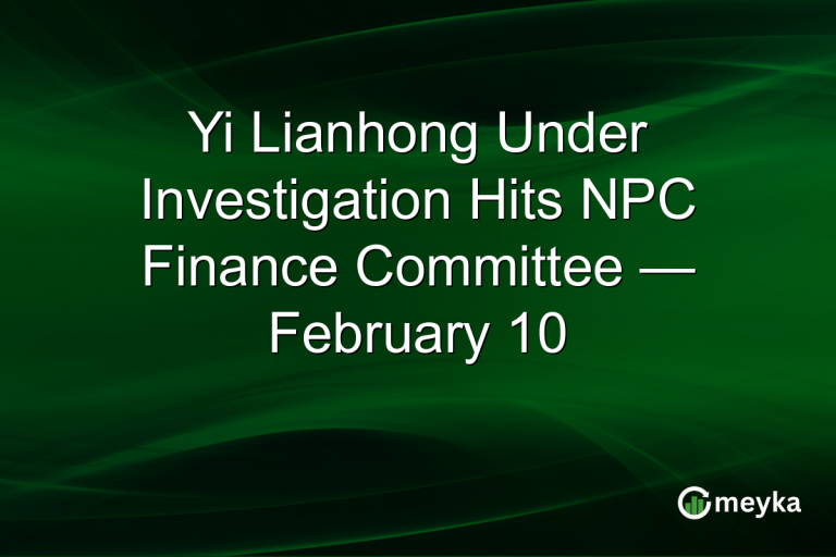 Yi Lianhong Under Investigation Hits NPC Finance Committee — February 10