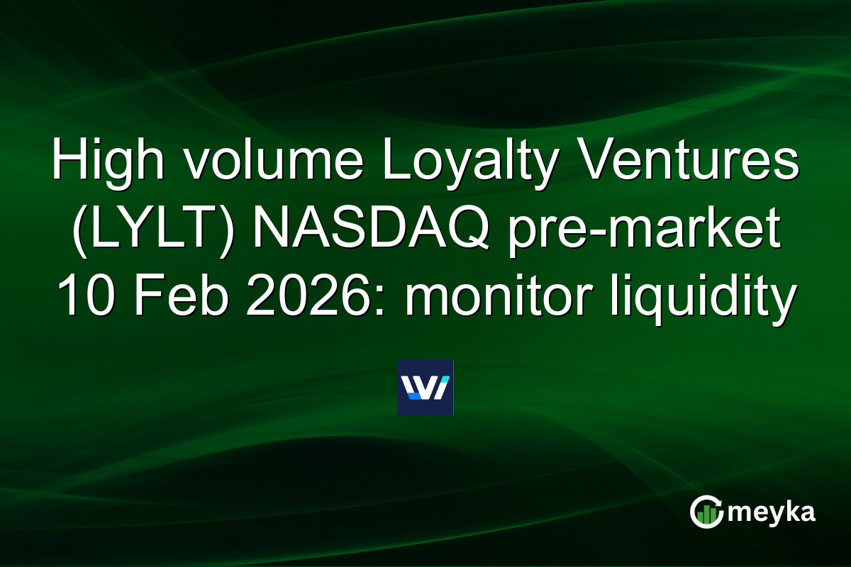 High volume Loyalty Ventures (LYLT) NASDAQ pre-market 10 Feb 2026: monitor liquidity