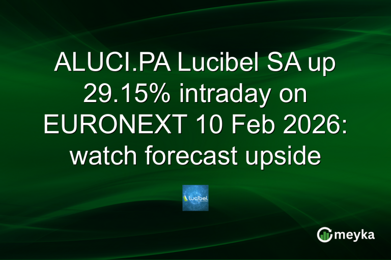 ALUCI.PA Lucibel SA up 29.15% intraday on EURONEXT 10 Feb 2026: watch forecast upside