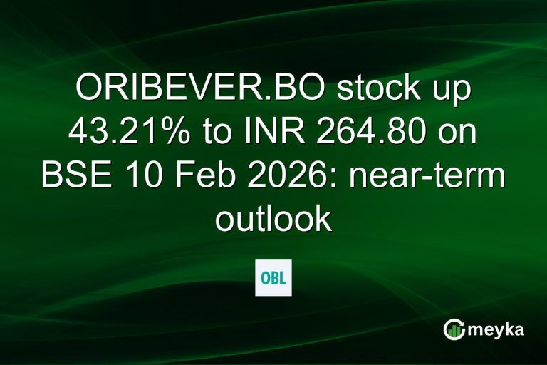 ORIBEVER.BO stock up 43.21% to INR 264.80 on BSE 10 Feb 2026: near-term outlook