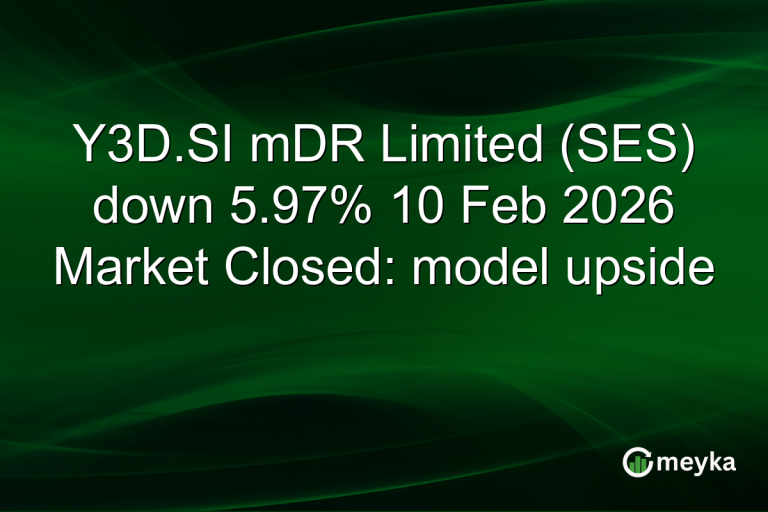 Y3D.SI mDR Limited (SES) down 5.97% 10 Feb 2026 Market Closed: model upside