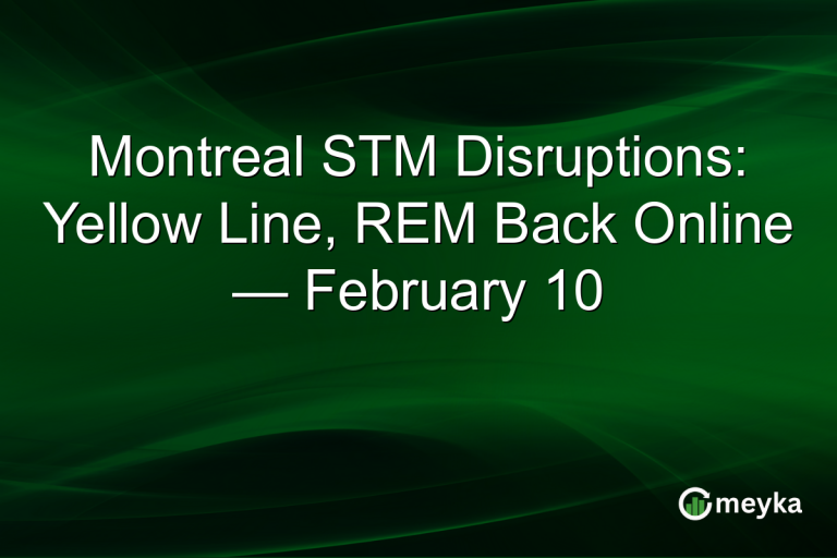 Montreal STM Disruptions: Yellow Line, REM Back Online — February 10