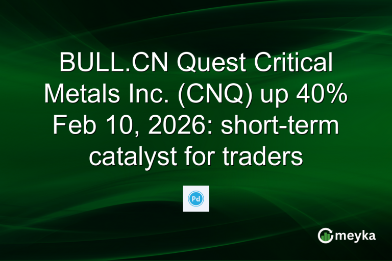 BULL.CN Quest Critical Metals Inc. (CNQ) up 40% Feb 10, 2026: short-term catalyst for traders