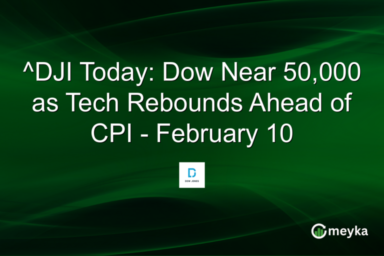 ^DJI Today: Dow Near 50,000 as Tech Rebounds Ahead of CPI - February 10