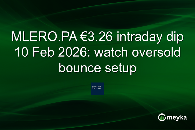 MLERO.PA €3.26 intraday dip 10 Feb 2026: watch oversold bounce setup