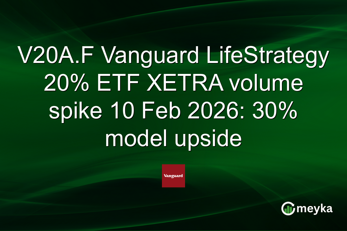V20A.F Vanguard LifeStrategy 20% ETF XETRA volume spike 10 Feb 2026: 30% model upside