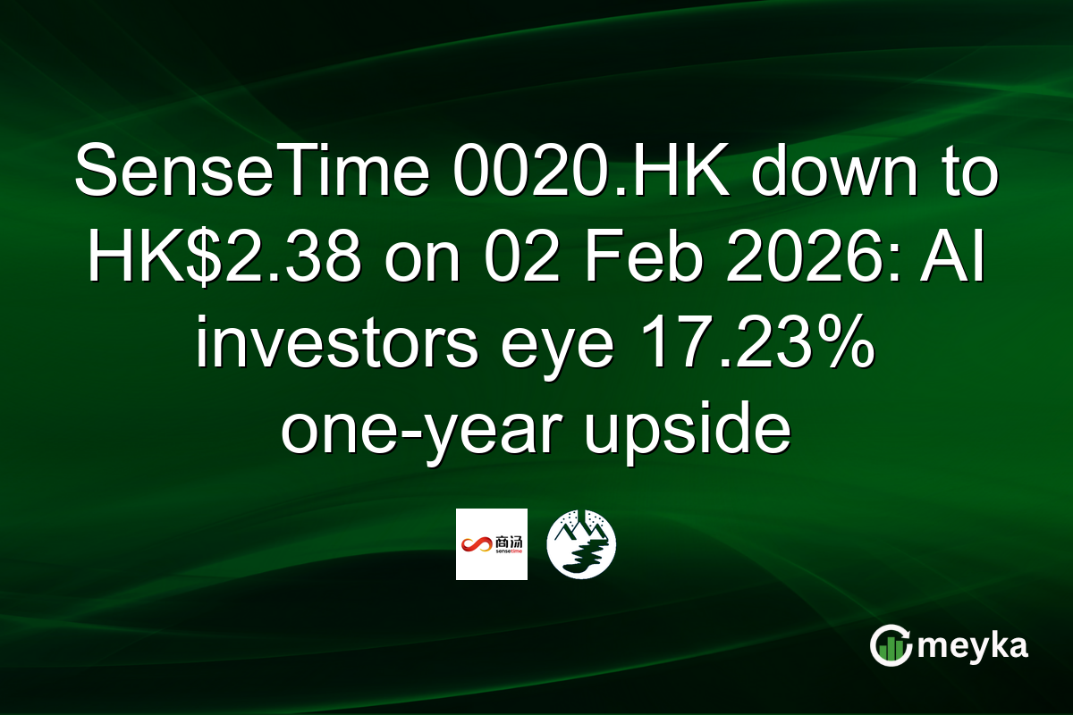 SenseTime 0020.HK down to HK$2.38 on 02 Feb 2026: AI investors eye 17.23% one-year upside