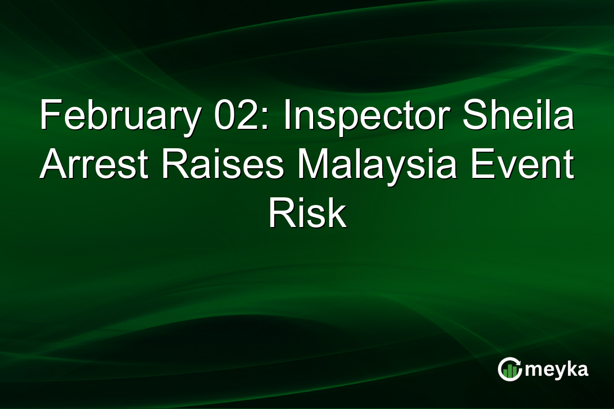 February 02: Inspector Sheila Arrest Raises Malaysia Event Risk