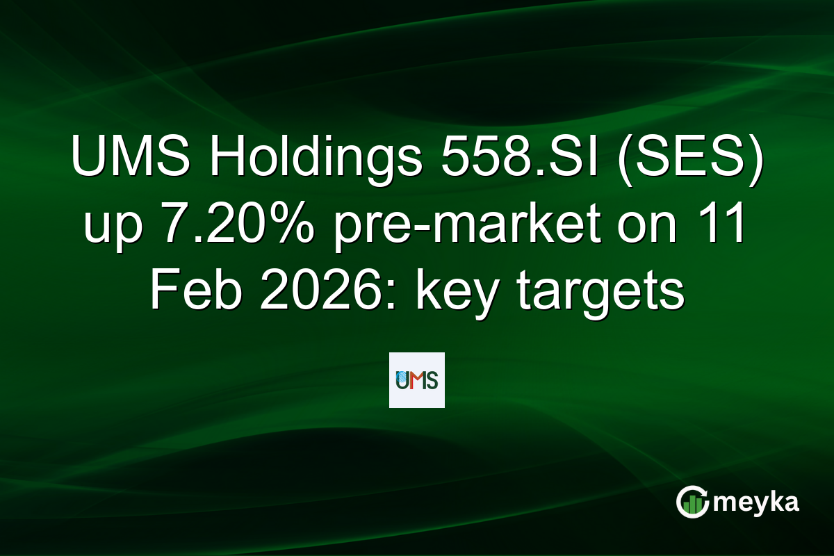 UMS Holdings 558.SI (SES) up 7.20% pre-market on 11 Feb 2026: key targets