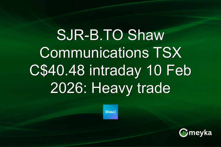 SJR-B.TO Shaw Communications TSX C$40.48 intraday 10 Feb 2026: Heavy trade