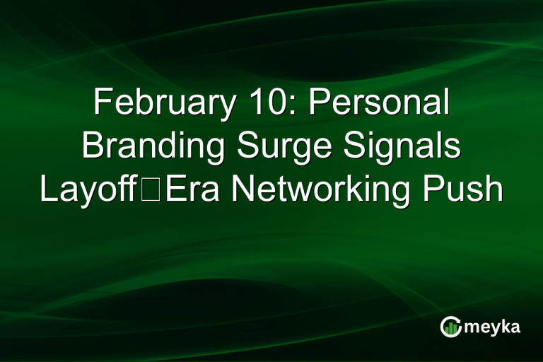 February 10: Personal Branding Surge Signals Layoff‑Era Networking Push