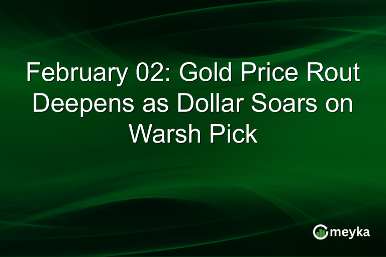 February 02: Gold Price Rout Deepens as Dollar Soars on Warsh Pick