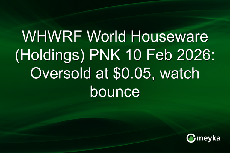 WHWRF World Houseware (Holdings) PNK 10 Feb 2026: Oversold at $0.05, watch bounce