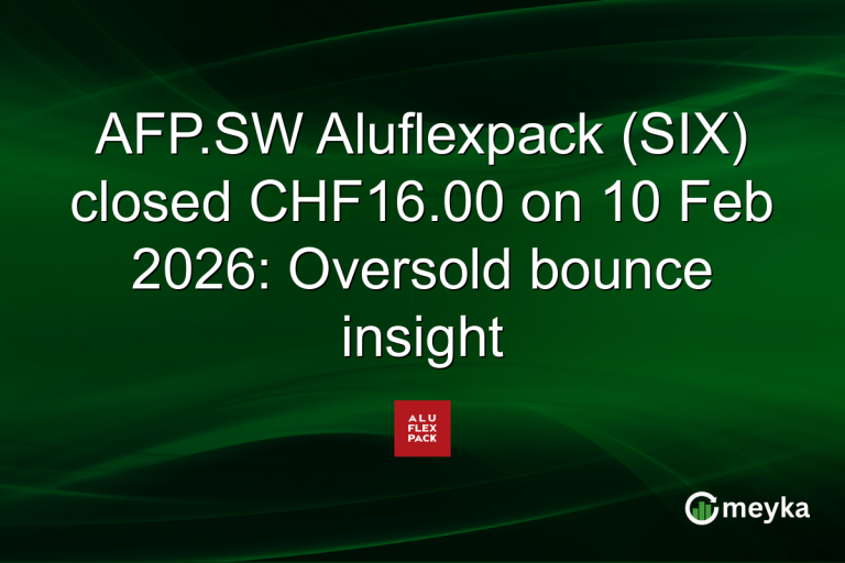 AFP.SW Aluflexpack (SIX) closed CHF16.00 on 10 Feb 2026: Oversold bounce insight