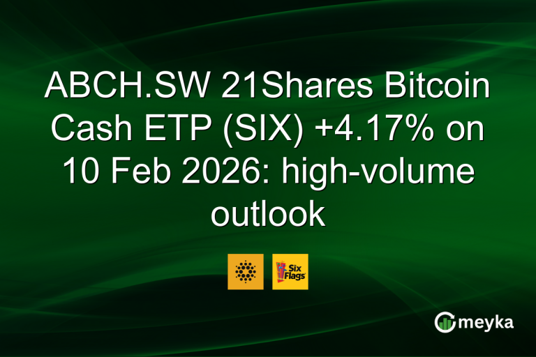 ABCH.SW 21Shares Bitcoin Cash ETP (SIX) +4.17% on 10 Feb 2026: high-volume outlook