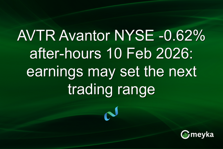 AVTR Avantor NYSE -0.62% after-hours 10 Feb 2026: earnings may set the next trading range