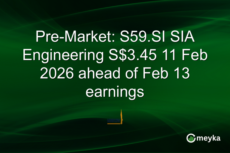 Pre-Market: S59.SI SIA Engineering S$3.45 11 Feb 2026 ahead of Feb 13 earnings