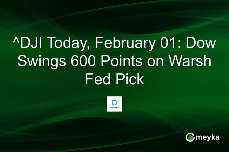 ^DJI Today, February 01: Dow Swings 600 Points on Warsh Fed Pick