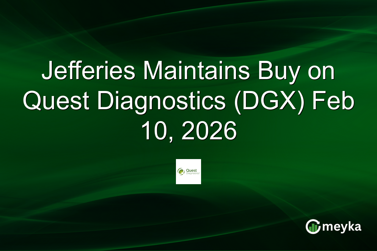 Jefferies Maintains Buy on Quest Diagnostics (DGX) Feb 10, 2026