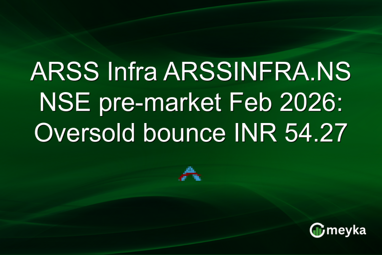 ARSS Infra ARSSINFRA.NS NSE pre-market Feb 2026: Oversold bounce INR 54.27