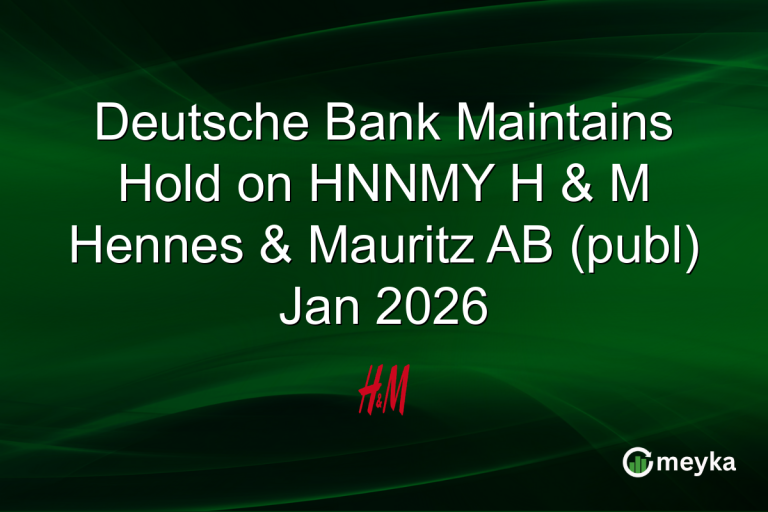 Deutsche Bank Maintains Hold on HNNMY H & M Hennes & Mauritz AB (publ) Jan 2026
