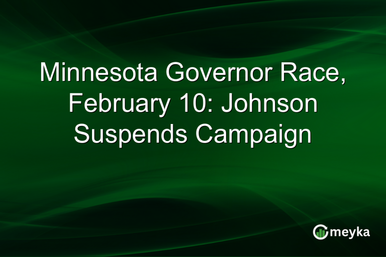 Minnesota Governor Race, February 10: Johnson Suspends Campaign