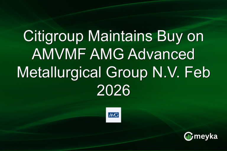 Citigroup Maintains Buy on AMVMF AMG Advanced Metallurgical Group N.V. Feb 2026