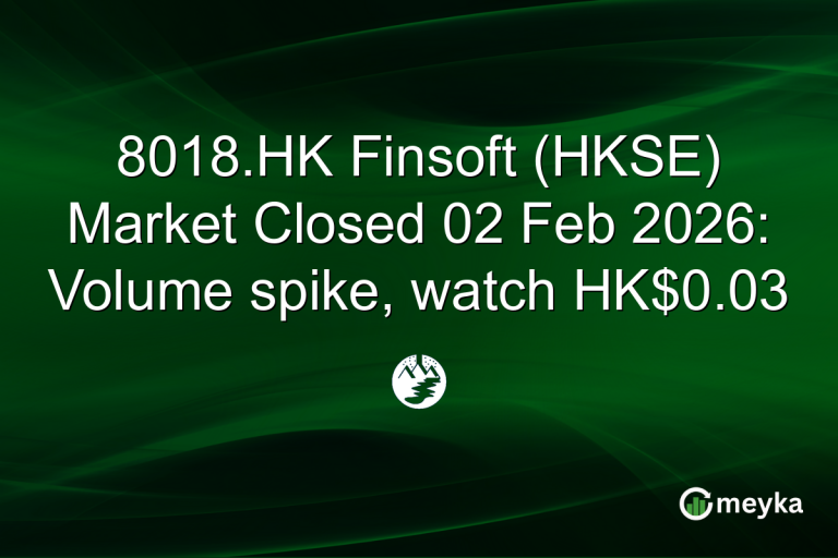 8018.HK Finsoft (HKSE) Market Closed 02 Feb 2026: Volume spike, watch HK$0.03