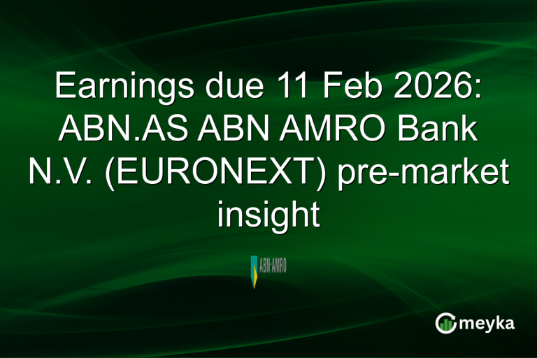 Earnings due 11 Feb 2026: ABN.AS ABN AMRO Bank N.V. (EURONEXT) pre-market insight