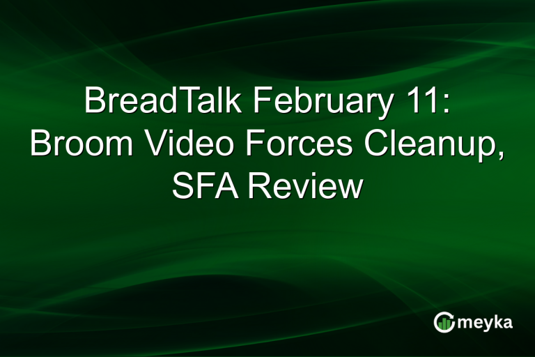 BreadTalk February 11: Broom Video Forces Cleanup, SFA Review