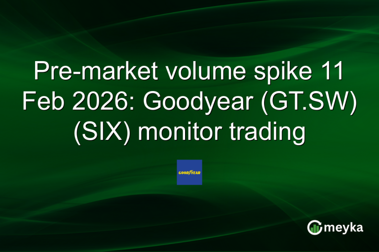 Pre-market volume spike 11 Feb 2026: Goodyear (GT.SW) (SIX) monitor trading