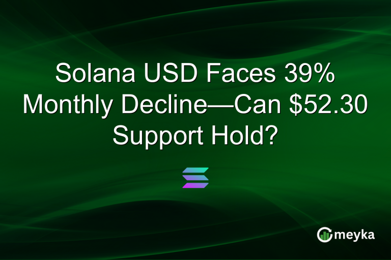 Solana USD Faces 39% Monthly Decline—Can $52.30 Support Hold?