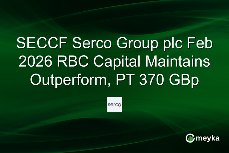 SECCF Serco Group plc Feb 2026 RBC Capital Maintains Outperform, PT 370 GBp